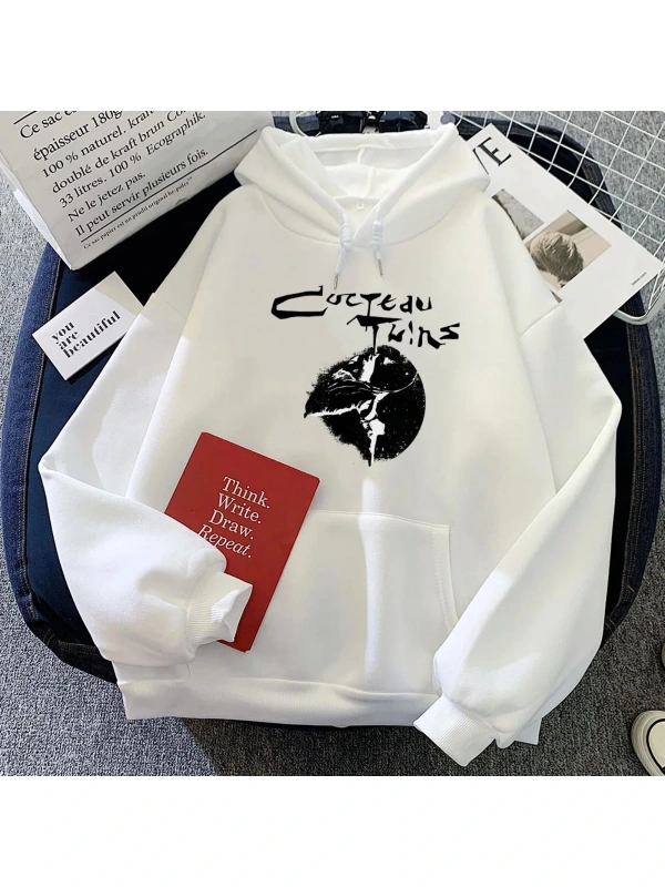 Beyaz Ninniler albümü grafik Hoodies Rock Band Cocteau Twins caderas Con Capucha
