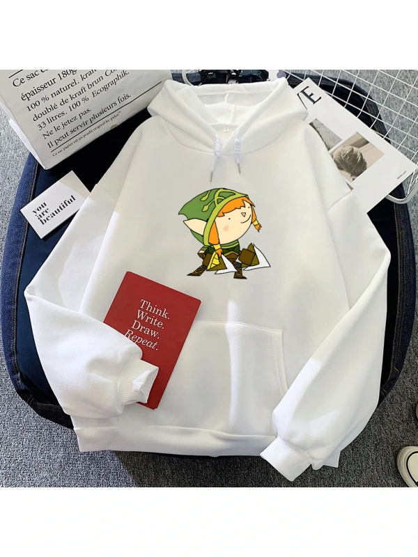 Beyaz Oyun Brawlhalla Sudadera Ropa De Mujer Kawaii Kar