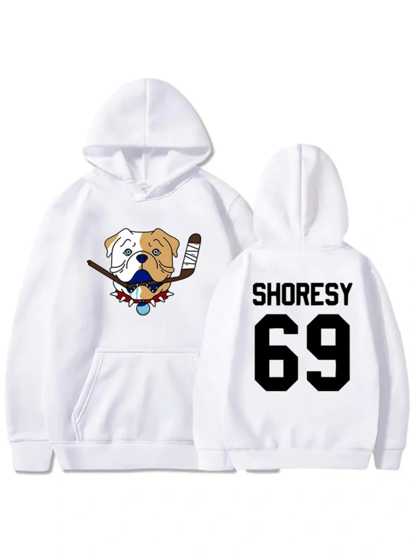 Beyaz Shoresy69 Sudbury yabanmersini buldog HoodiesCasual tiş
