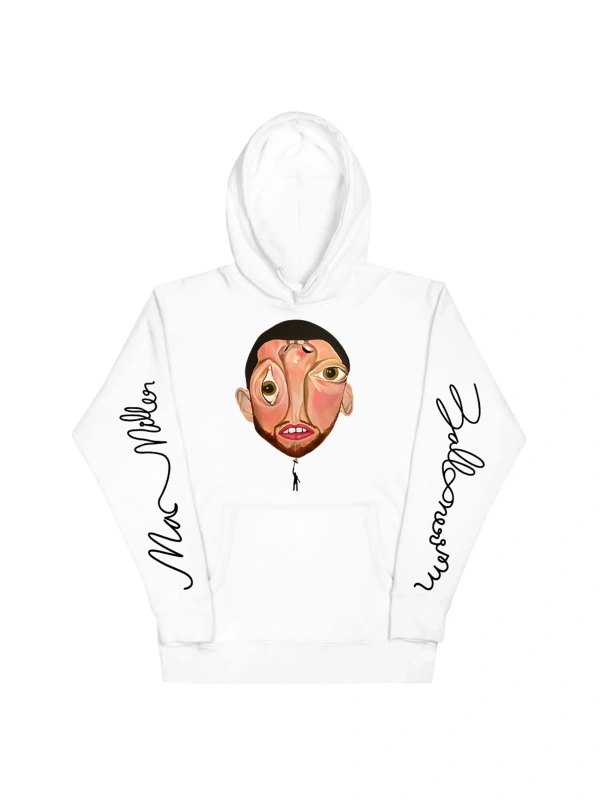Beyaz Unisex Balloonerism MacMiller 2025 New Fashion Album Printing Sweatshirts for MenWomen Long