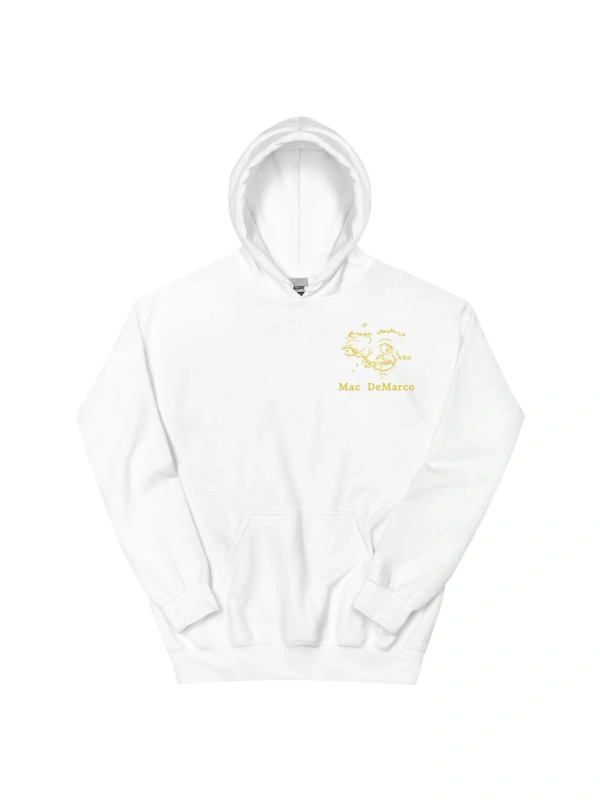 Beyaz Unisex Bir Wayne G Hoodie Mac DeMarco Gitar Grafik Baskı Rahatek Sudade
