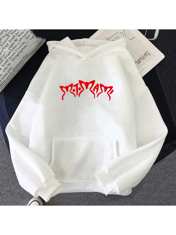 Beyaz Unisex İspanyol Motomami treetwear Rosalia Genius adam sonbahar kış