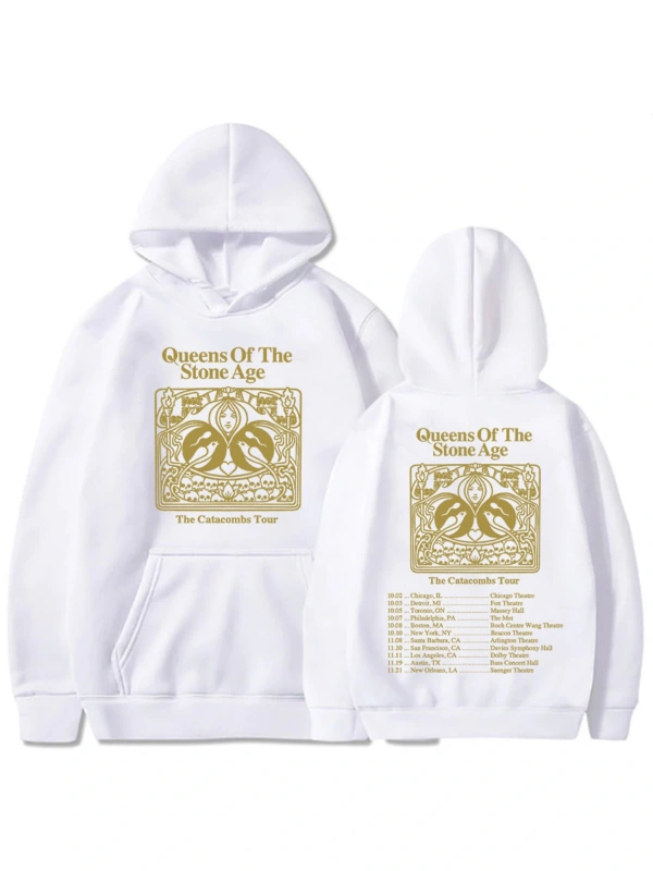 Beyaz Unisex Katakomolar Turu TAŞ YAŞIN KRALIÇE