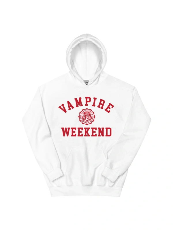 Beyaz Unisex VAMPIRE WEEKEND Rock Grubu Kapüşonlular kapüşonlu Hip Hopse
