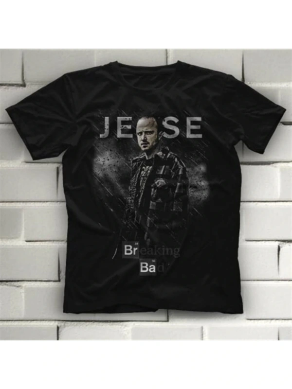 Breaking Bad Heisenberg Siyah Unisex Tişört T-shirt