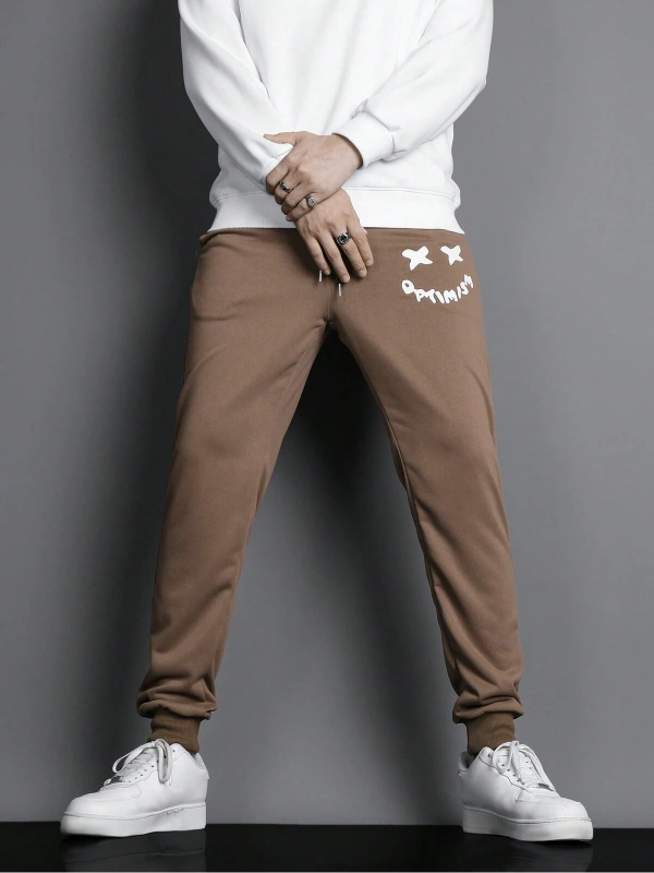 Cartoon Graphic Drawstring Waist Eşofman Altı