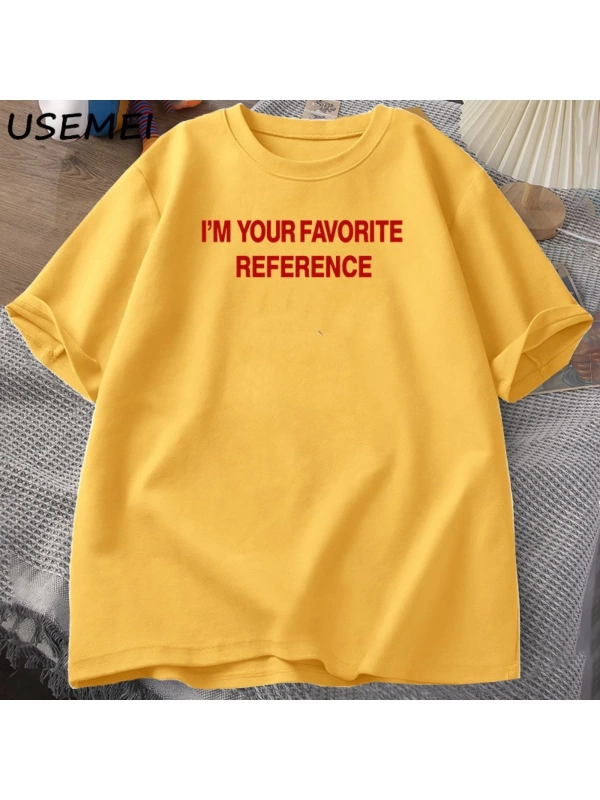 Charli XCX Ben Senin Favori Refrence Brat T-Shirt Unisex Tee Merch Hyperpop Y2K erkek Kısa Ko