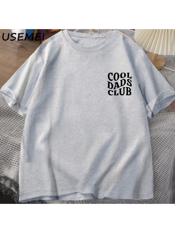 Cool Dads Club Tshirt Fathers Day Funny Husband T-Shirt Daddy Dad To Be T Shirt Men Cotton O