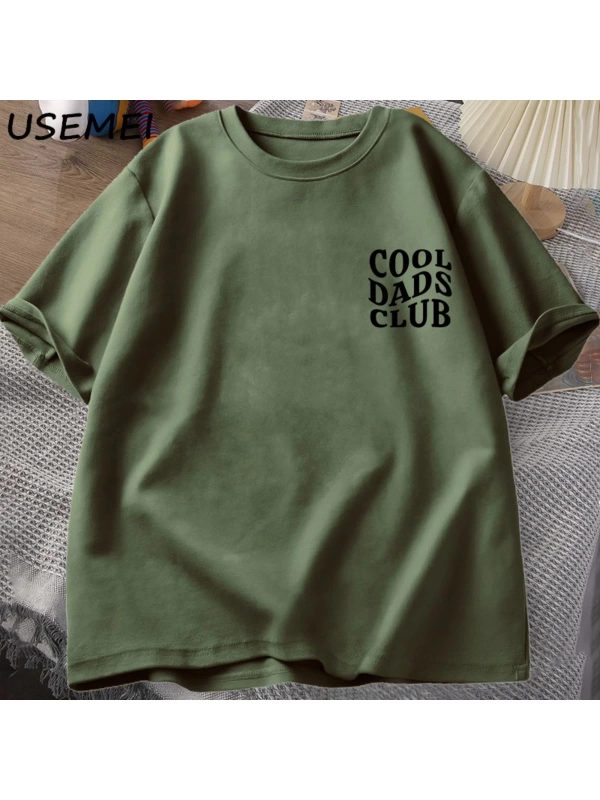 Cool Dads Club Tshirt Fathers Day Funny Husband T-Shirt Daddy Dad To Be T Shirt Men Cotton O