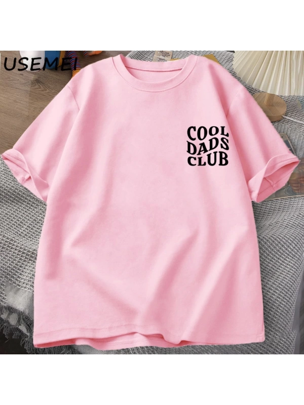 Cool Dads Club Tshirt Fathers Day Funny Husband T-Shirt Daddy Dad To Be T Shirt Men Cotton O