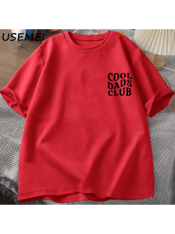 Cool Dads Club Tshirt Fathers Day Funny Husband T-Shirt Daddy Dad To Be T Shirt Men Cotton O