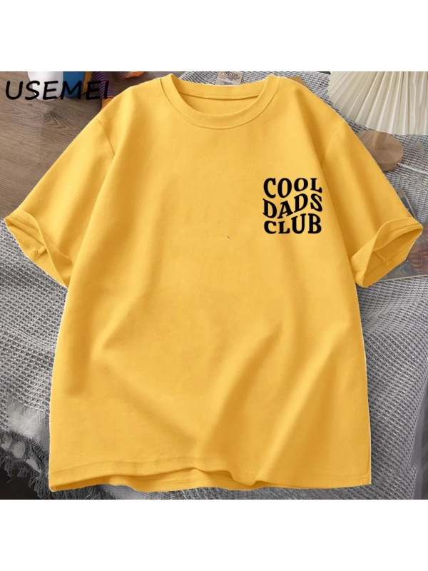 Cool Dads Club Tshirt Fathers Day Funny Husband T-Shirt Daddy Dad To Be T Shirt Men Cotton O