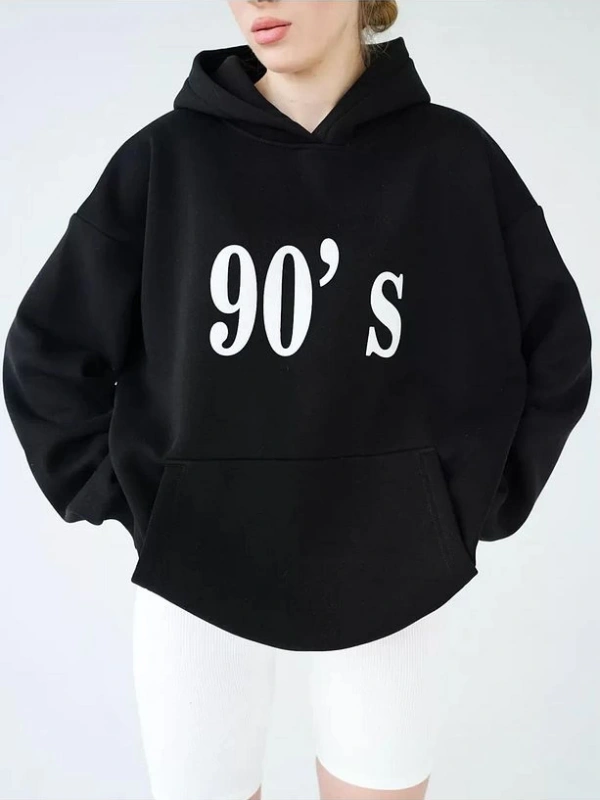 Cupla Unisex 90s Sweatshirt Siyah