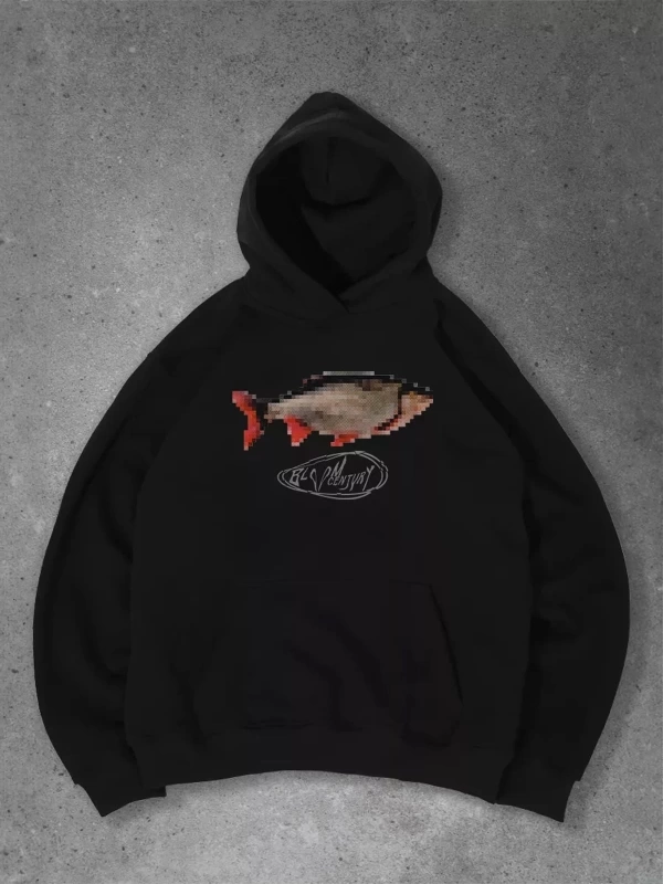 Cupla Unisex Pixel Fish Sweatshirt