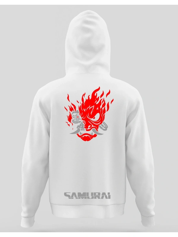 Cyberpunk Unisex Kapüşönlu Hoodie