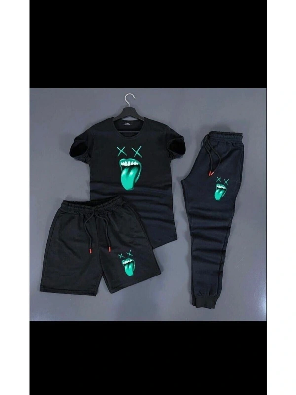 Deep & qaiser ÇILGIN SURAT BASKI UNİSEX 3LÜ KOMBİN ÇILGINSURAT