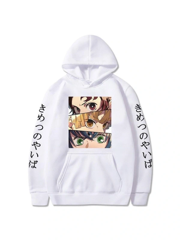 Demon Slayer Siyah Hoodies 12097