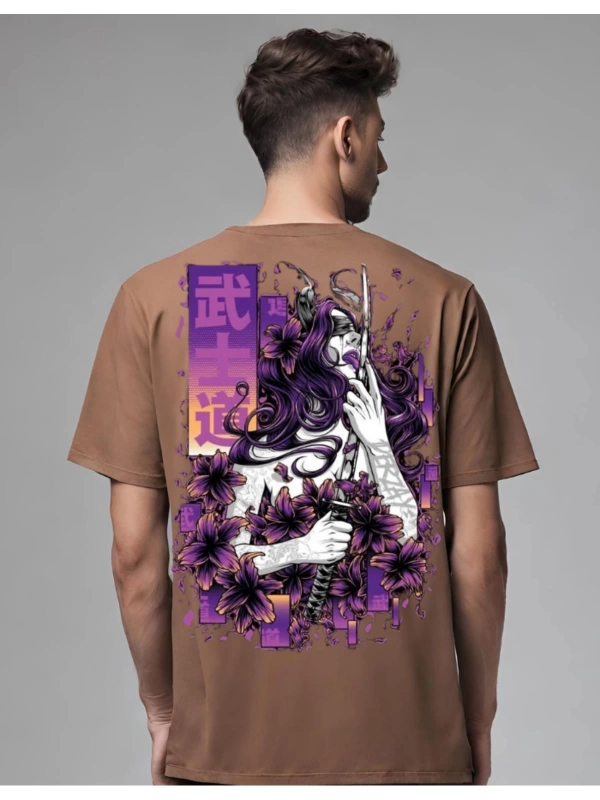 derzay  sırt baskılı oversize t-shırt