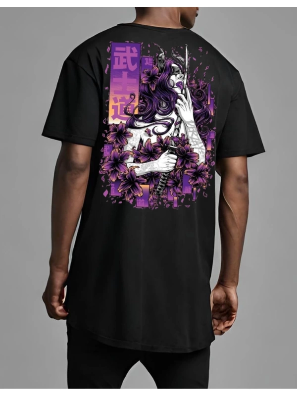 derzay  sırt baskılı oversize t-shırt
