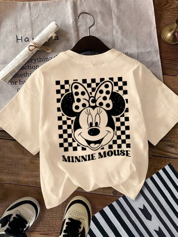 Disney Kadınlar için Basit ve Sevimli Disney Karikatür Mickey Mouse Baskıl