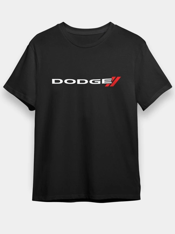 Dodge Siyah Unisex Tişört T-Shirt