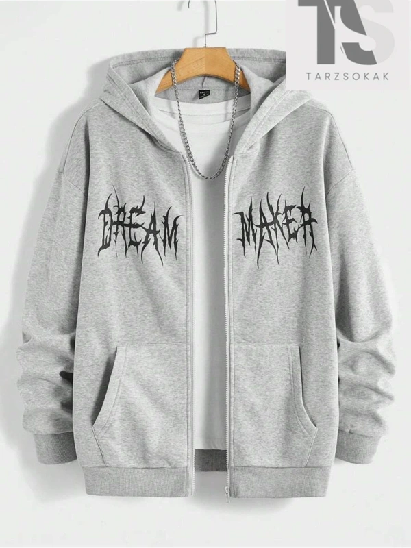 Dream Maker Yazı Sweatshirt Fermuarlı Hırka