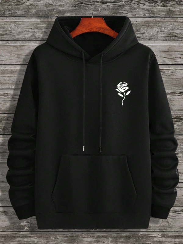 Erkek Günlük Minimalist Sweatshirt, Günlük Giyim