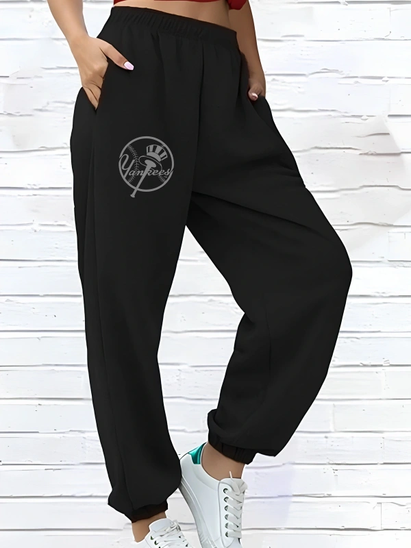 Eşofman Altı Yankees Baskılı Desenli