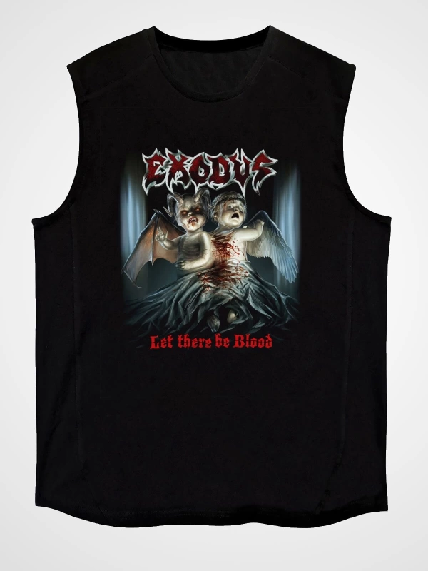 Exodus Siyah Kolsuz Tişört T-shirt