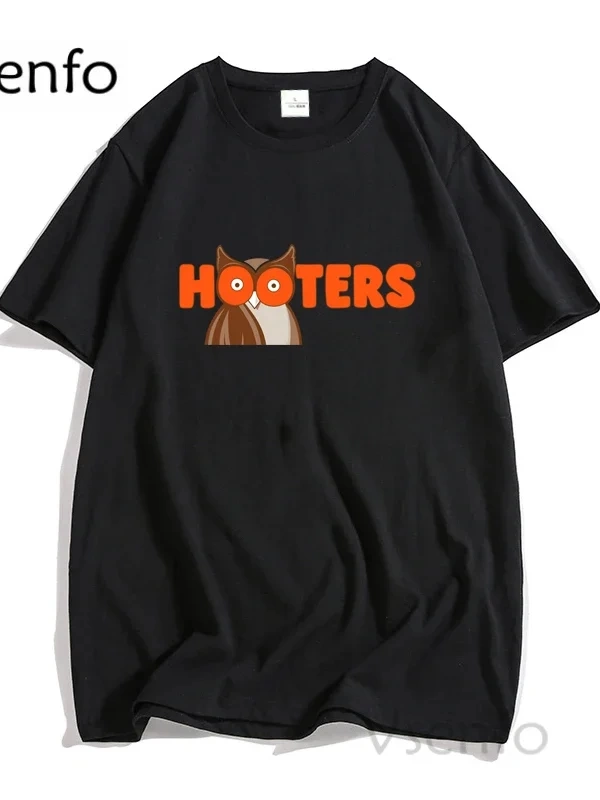 Femboy Hooters orijinal baykuş T Shirt erkekler kadınlar için rahat kısa kollu karikatür graf 2937