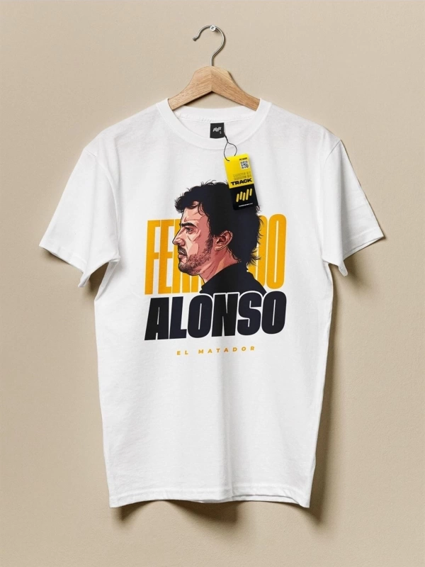 Fernando Alonso El Matador Beyaz T-shirt