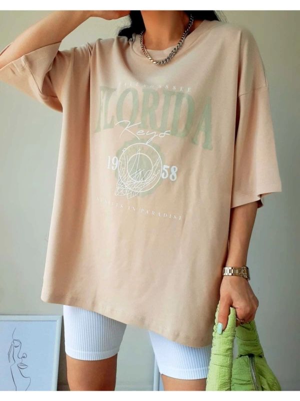 Florida Kadın Somon Oversize