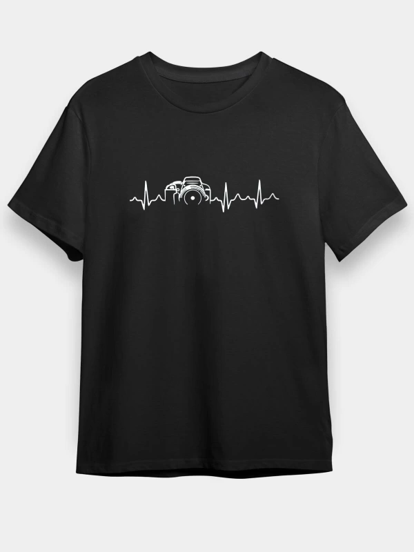 Fotoğrafçı Siyah Unisex Tişört T-Shirt