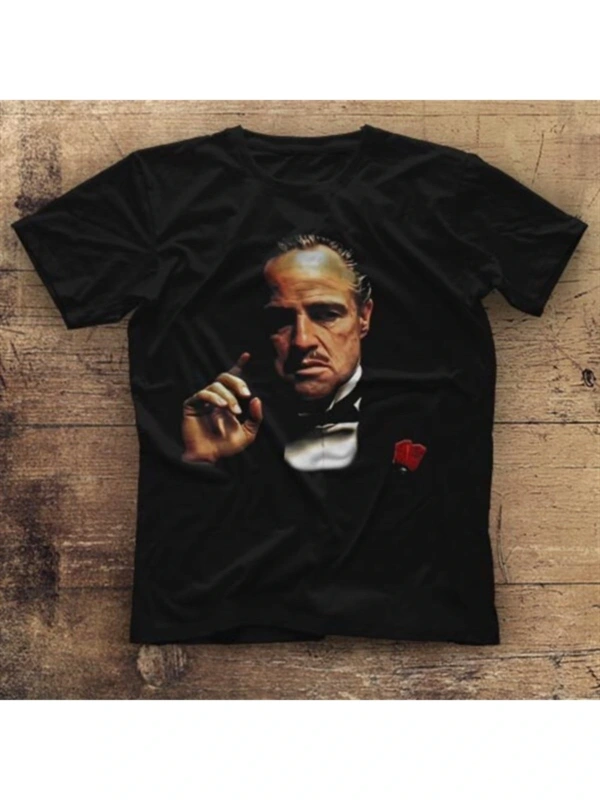 Godfather Siyah Unisex Tişört T-shirt