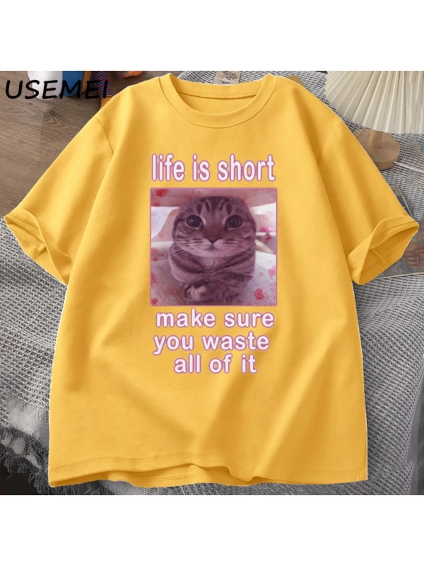 Grafik Tees Kediler Dank Memes T Shirt Komik  Kediler T-shirt Erkek Kadı