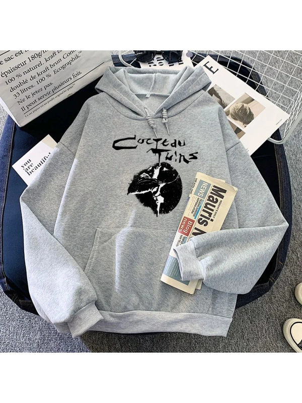 Gri Ninniler albümü grafik Hoodies Rock Band Cocteau Twins caderas Con Capucha
