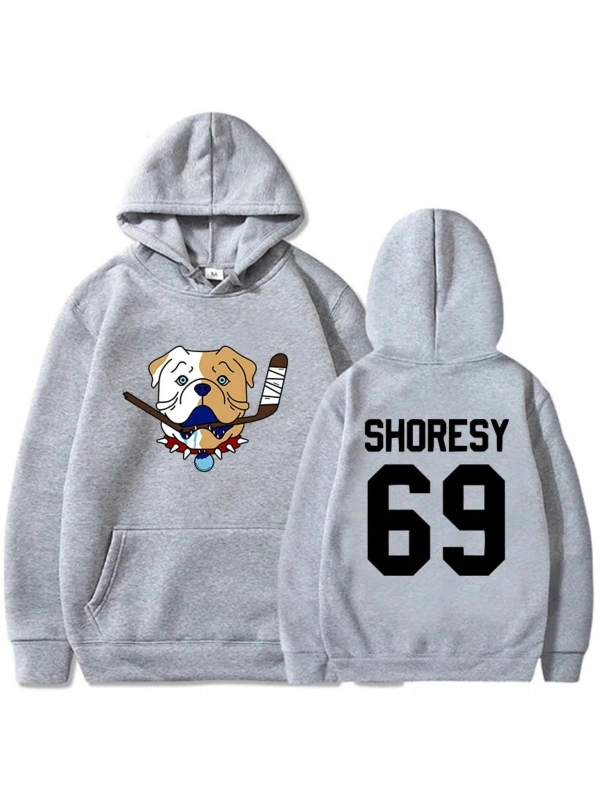 Gri Shoresy69 Sudbury yabanmersini buldog HoodiesCasual tiş