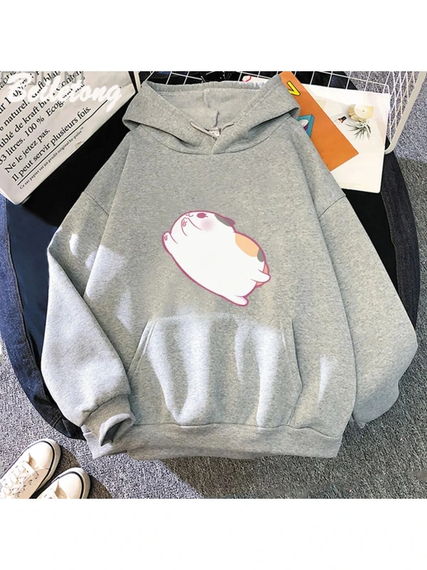 Gri Şişman Kedi Anime Final Fantasy XIV Karikatür Komik Vintage