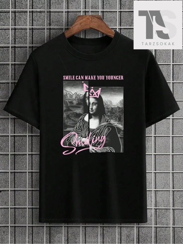 Grunge Punk Erkek Punk Rock Baskılı T-Shirt