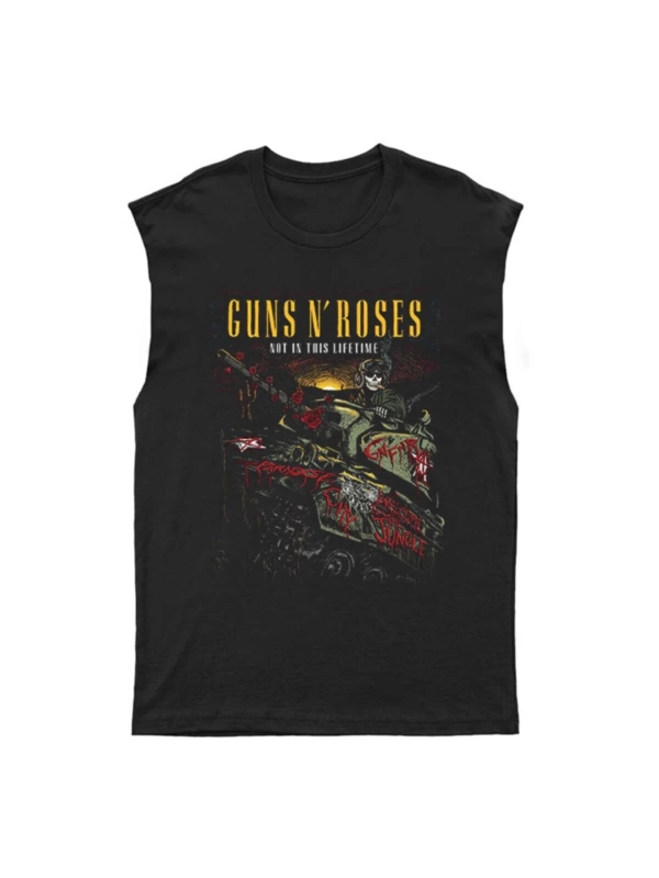 Guns N Roses Kesik Kol Tişört Kolsuz T-shirt Bkt5230