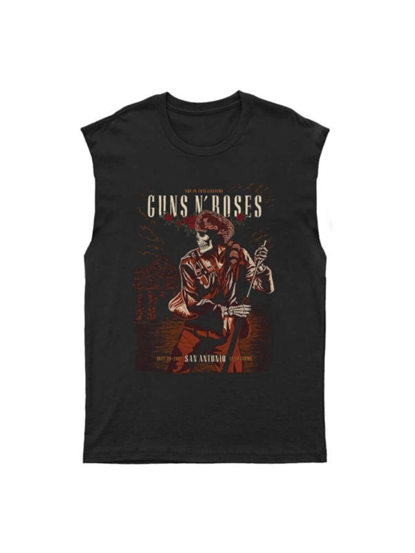 Guns N Roses Kesik Kol Tişört Kolsuz T-shirt Bkt5238