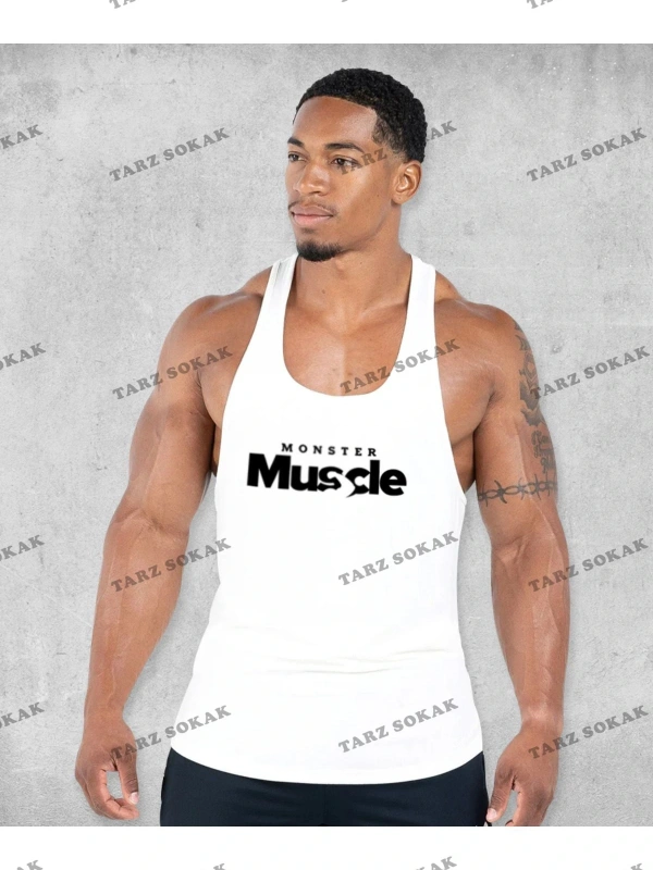 Gym Fitness Tank Top Sporcu Atleti