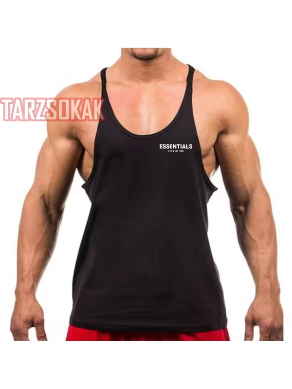 Gym Tank Top Fitness Sporcu Atleti ESSENTILAS 303