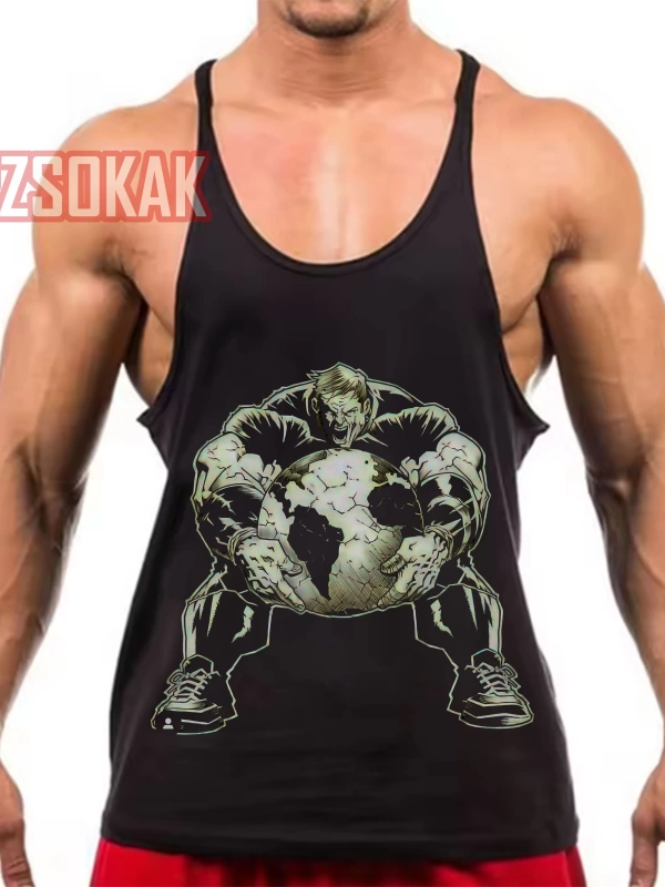 Gym Tank Top Fitness Sporcu Atleti GYM138