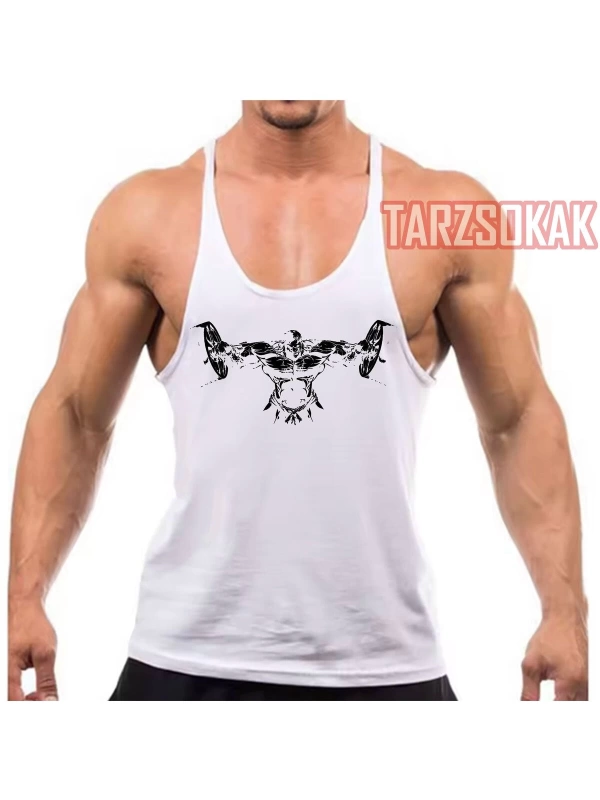 Gym Tank Top Fitness Sporcu Atleti GYM15