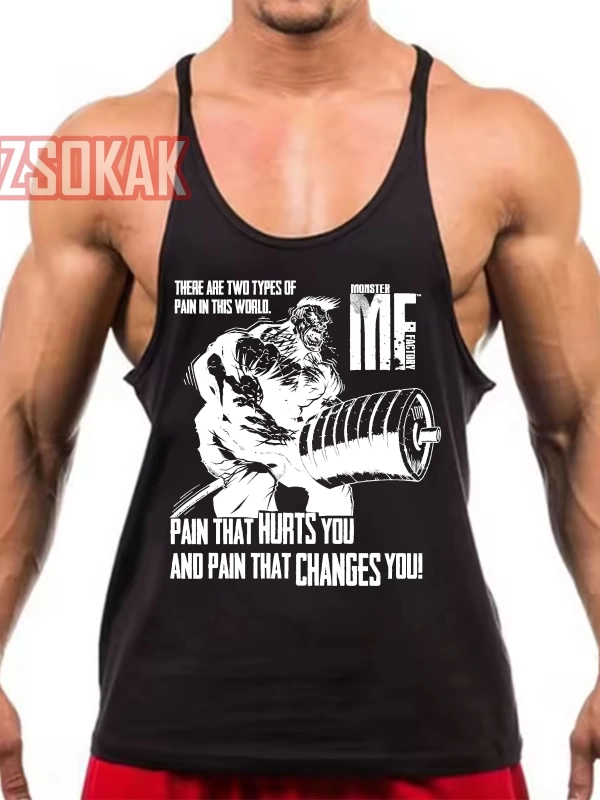 Gym Tank Top Fitness Sporcu Atleti GYM19