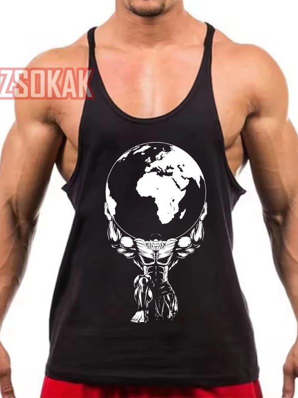 Gym Tank Top Fitness Sporcu Atleti GYM39