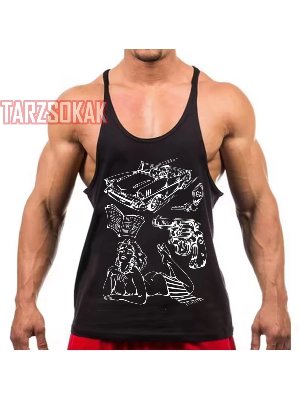 Gym Tank Top Fitness Sporcu Atleti GYM54