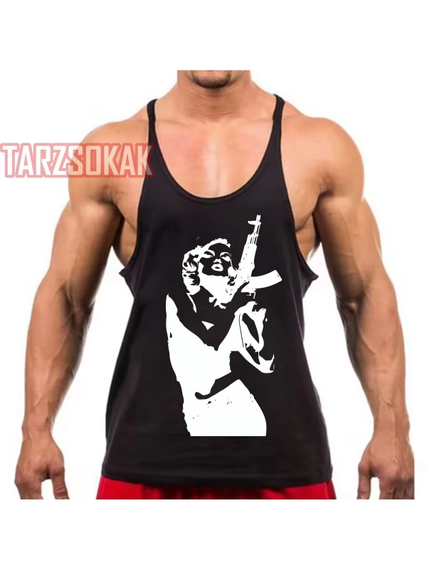 Gym Tank Top Fitness Sporcu Atleti GYM56