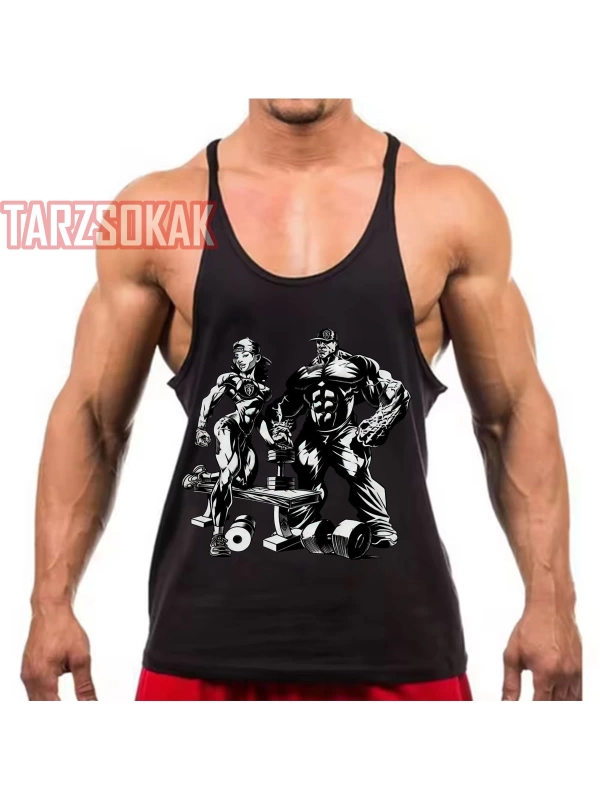 Gym Tank Top Fitness Sporcu Atleti GYM66